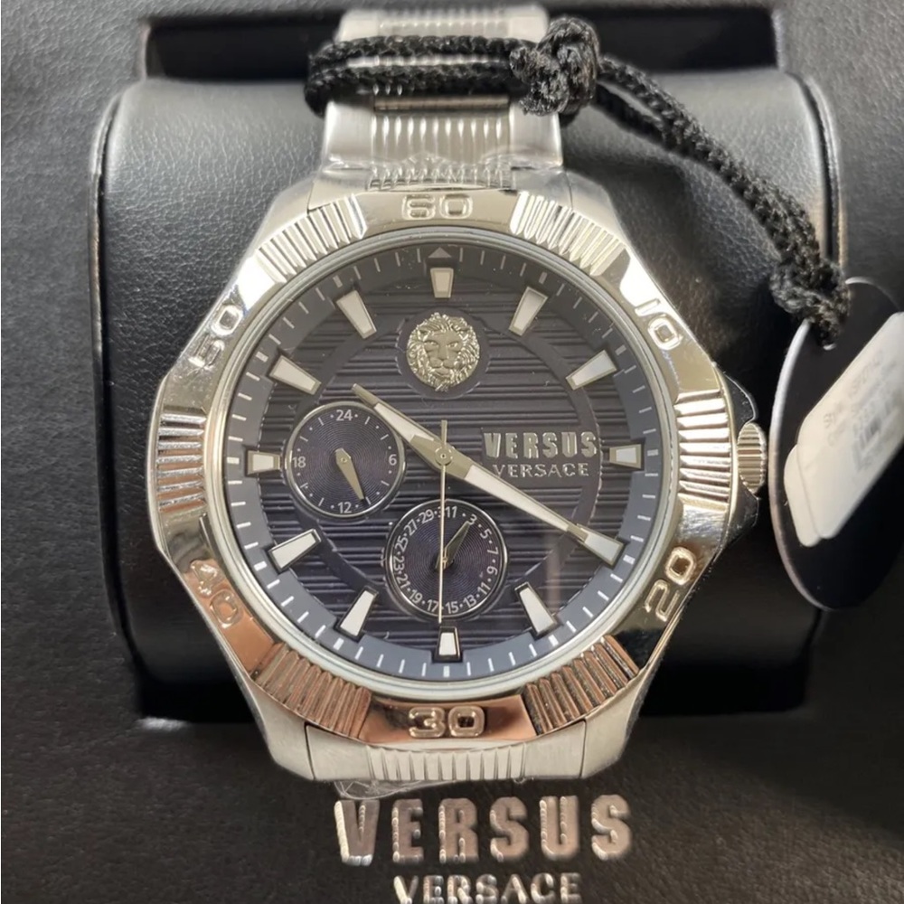 Versus Versace Mens Stainless Steel 46 mm Watch